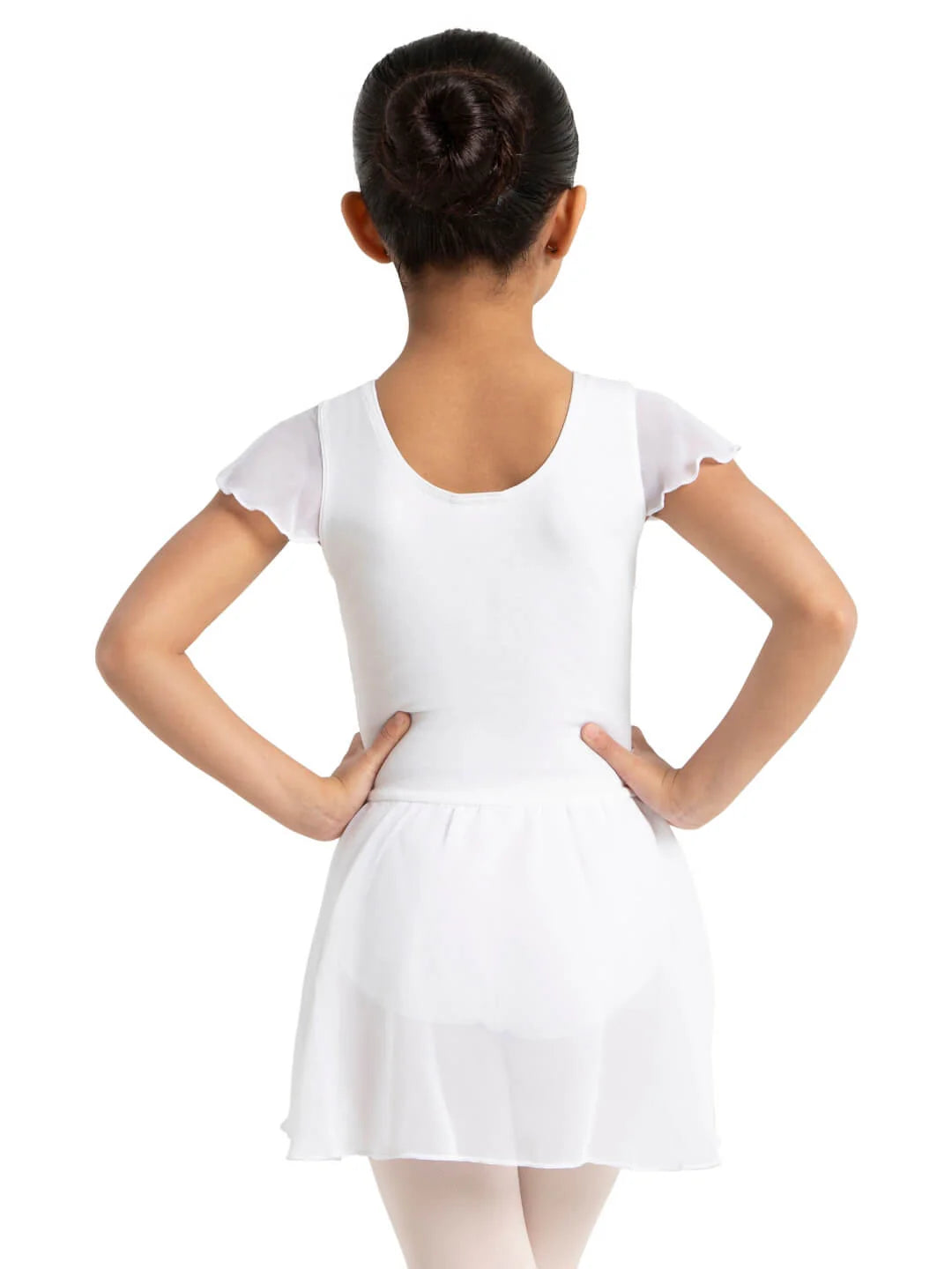 Capezio Flutter Sleeve Dress - Girls