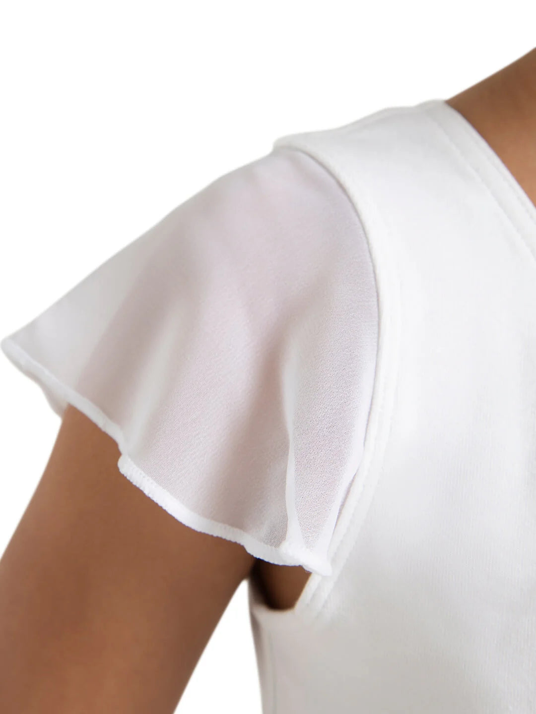Capezio Flutter Sleeve Dress - Girls