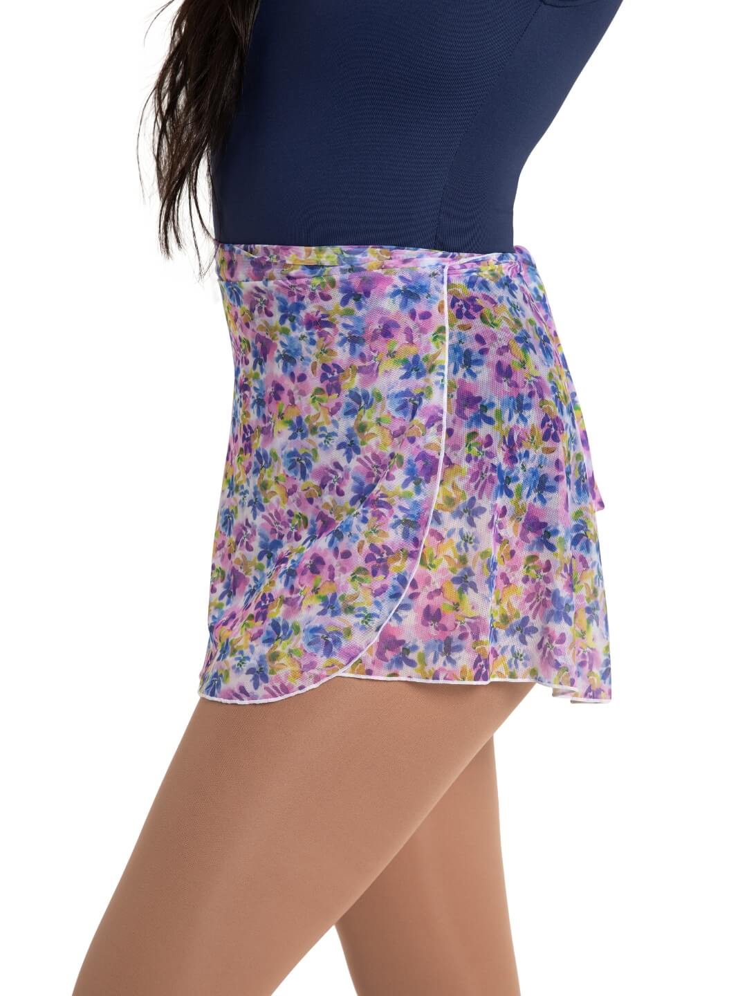 Capezio Le Jardin Printed Mesh Wrap Skirt
