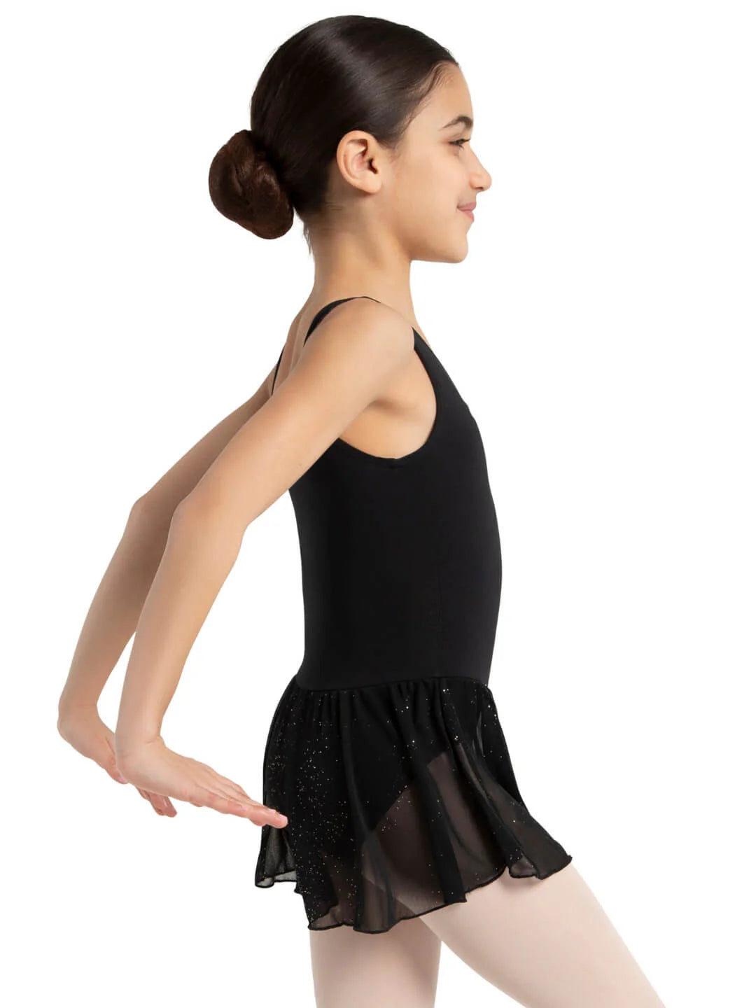 Capezio Pinch Front Tank Dress - Girls
