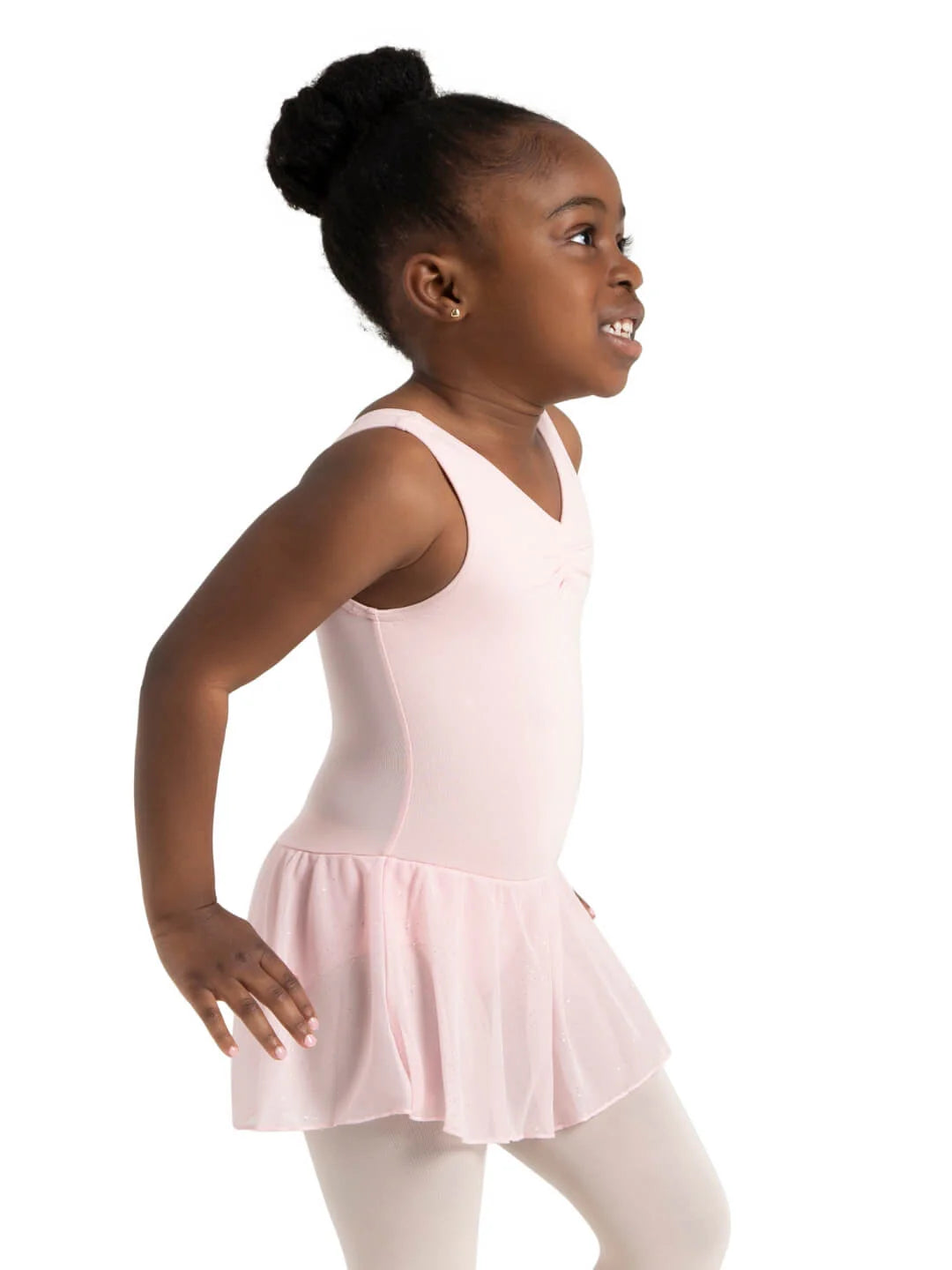 Capezio Pinch Front Tank Dress - Girls