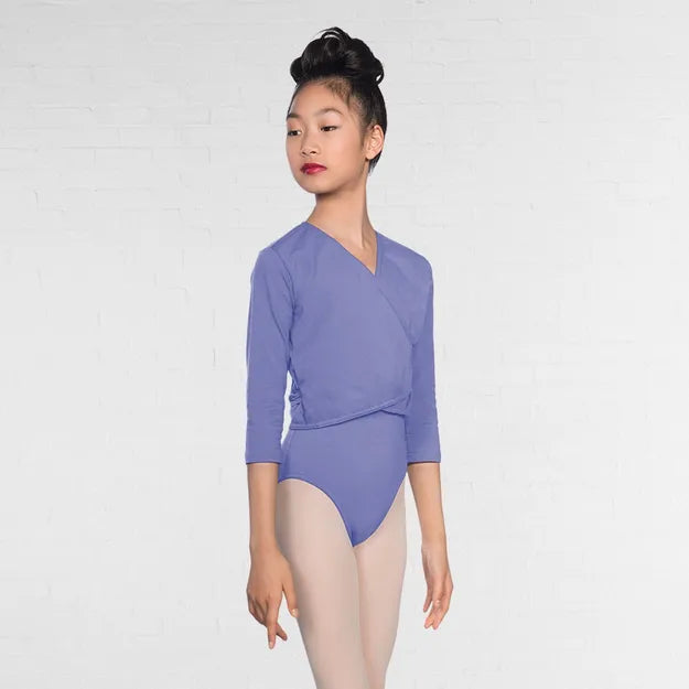 1st Position Cotton/Poly X Over Cardigan 3/4 Length Sleeves