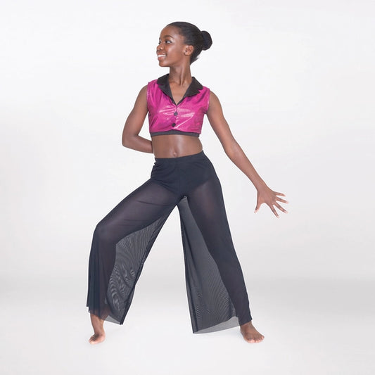 1st Position Mesh Wide Leg Trousers