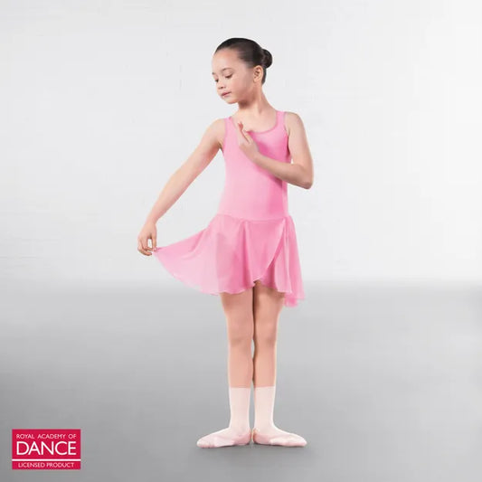 Princess Lined Skirted Leotard RAD approved Pink (First steps, Pre-primary & Primary ballet)
