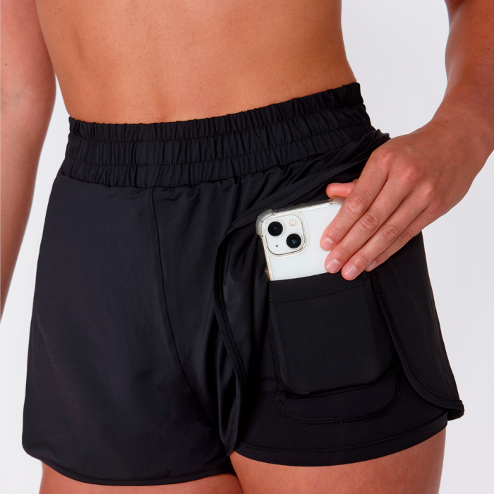 Silky dance 2 in 1 Layered Dance Shorts