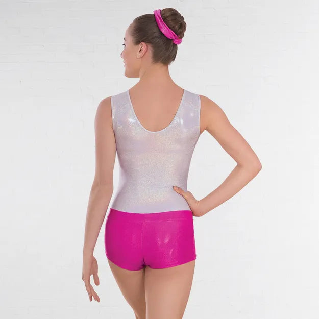 1st Position Kourtney Hologram Shine Sleeveless Leotard
